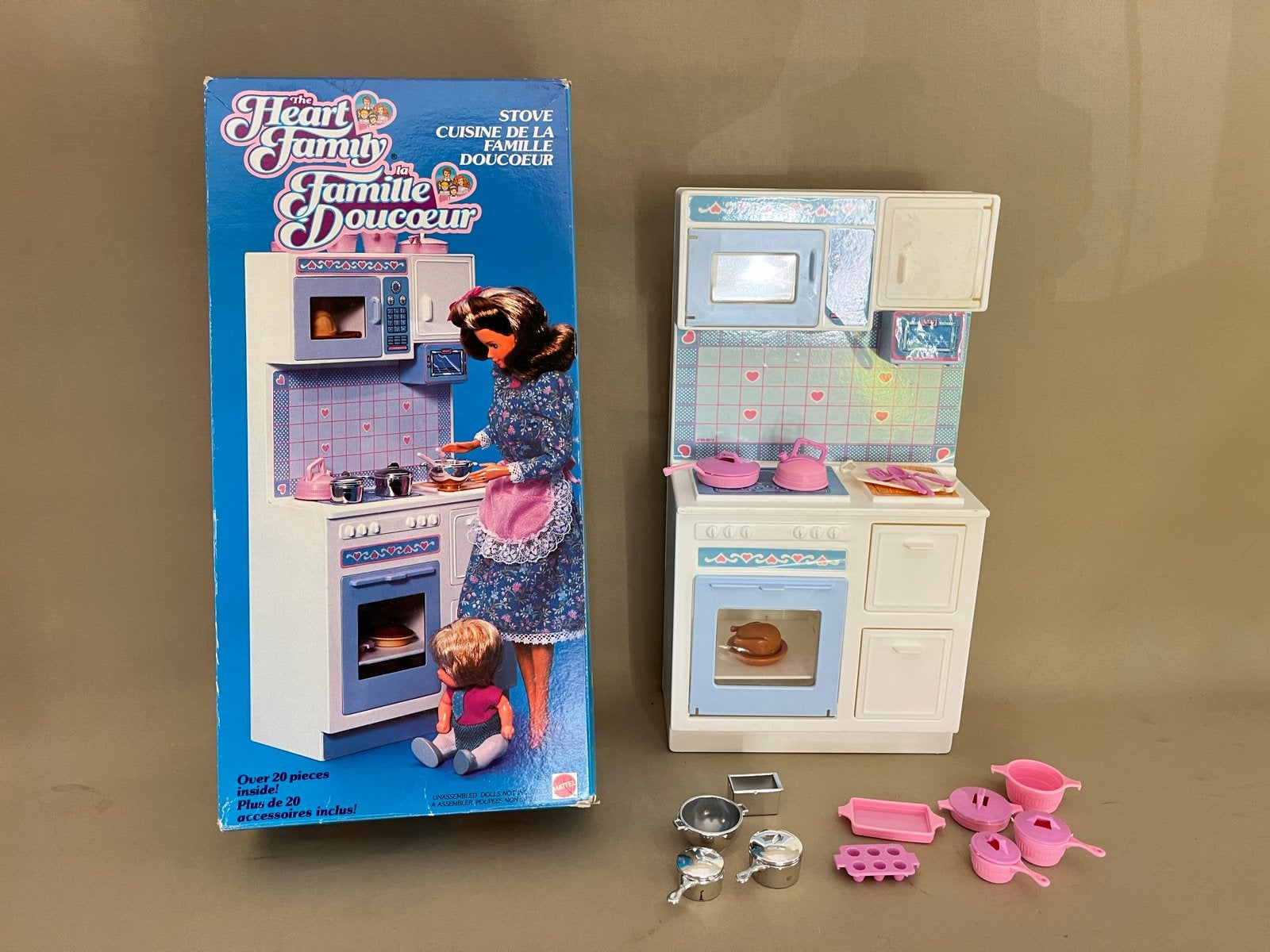The Heart Family Keuken Speelset - Vintage Mattel, Ophalen of Verzenden, Gebruikt, Overige typen