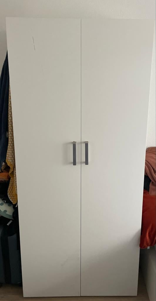 IKEA Platsa Kast - 80x40x180 cm - Wit, Ophalen, Gebruikt, 50 tot 100 cm, 150 tot 200 cm