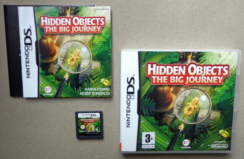 Hidden Objects The Big Journey voor de Nintendo DS Compleet, Puzzel en Educatief, 1 speler, Ophalen of Verzenden, Zo goed als nieuw