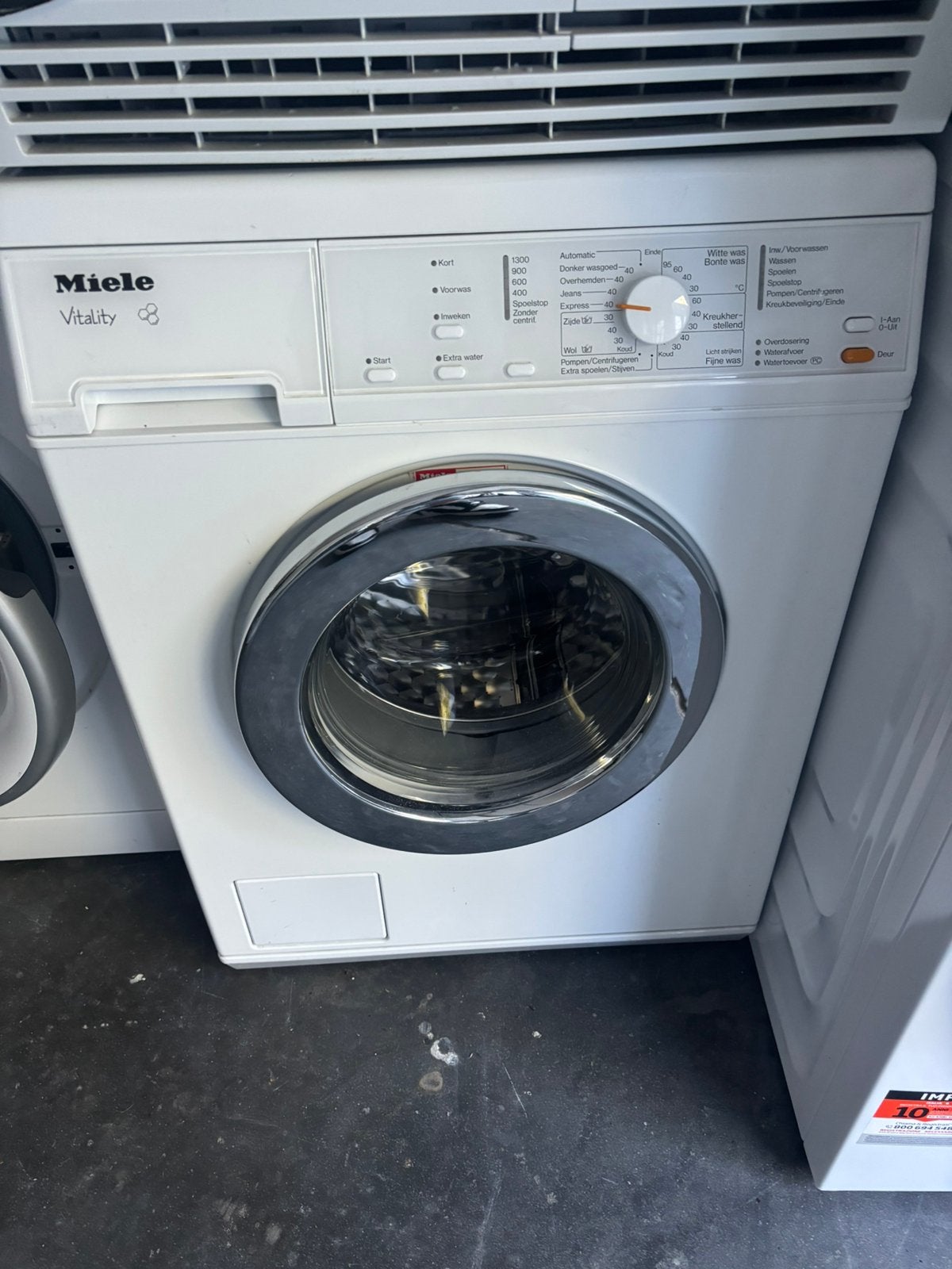 Miele wasmachine 6kg 1300toeren sterk!!!, Witgoed en Apparatuur, Wasmachines, Ophalen, Refurbished, Voorlader, 85 tot 90 cm