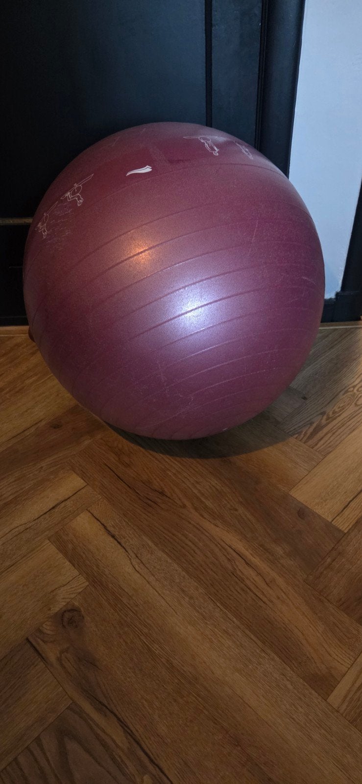 Fitnessbal, Ophalen, Gebruikt