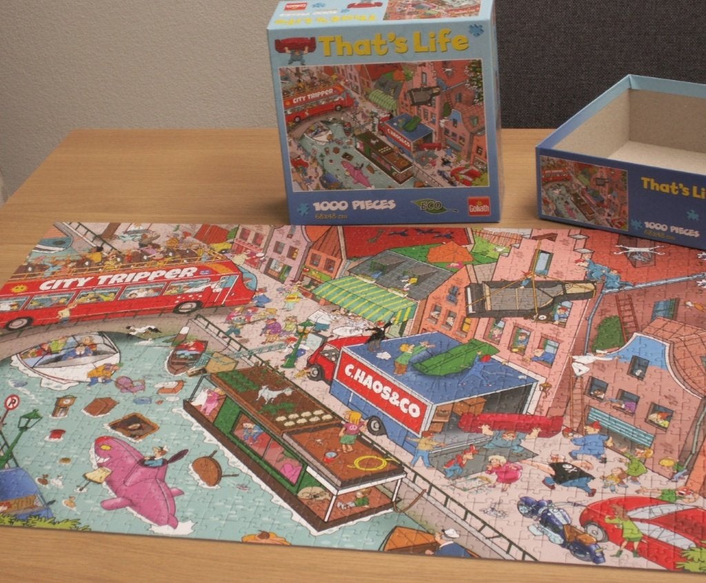 Diverse That’s Life puzzels 1000 stukjes merk Goliath, Ophalen of Verzenden, 500 t/m 1500 stukjes, Zo goed als nieuw