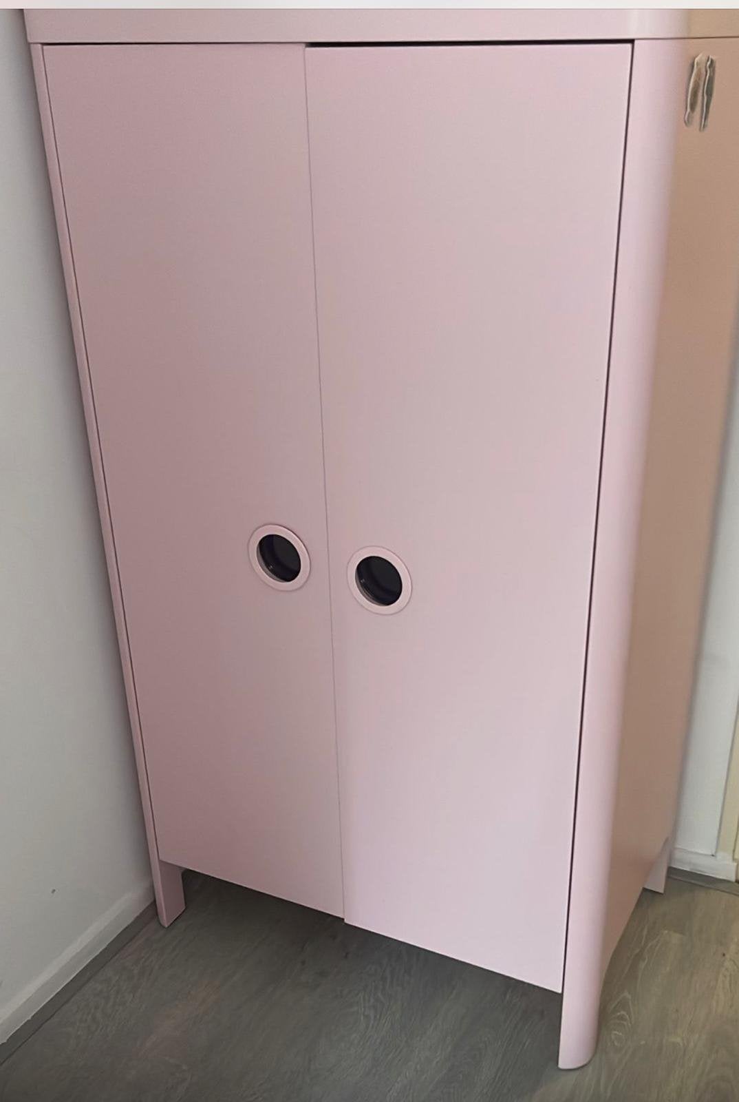 Ikea peuterbed met bijhorende kledingkast, Ophalen of Verzenden, Zo goed als nieuw, 50 tot 75 cm, 150 tot 200 cm