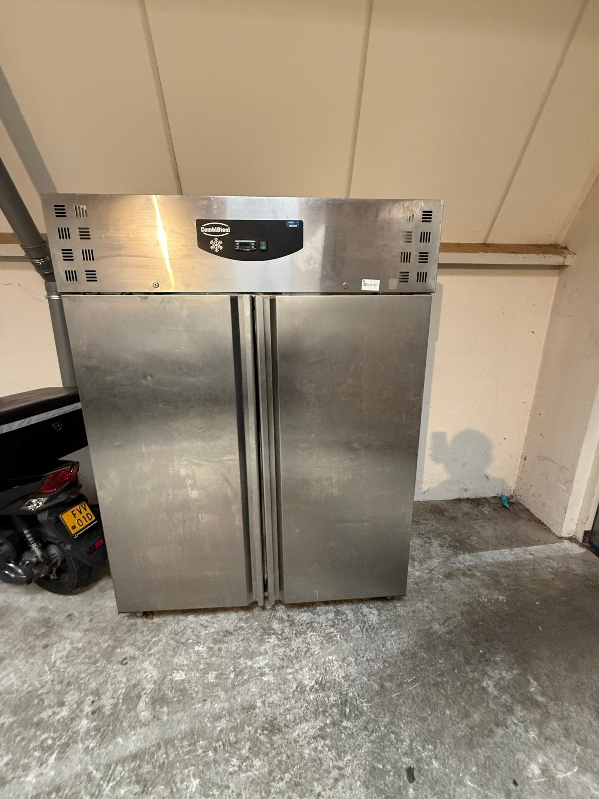 CombiSteel dubbele vriezer - RVS professionele vriezer, Ophalen, Gebruikt, 200 liter of meer, 60 cm of meer