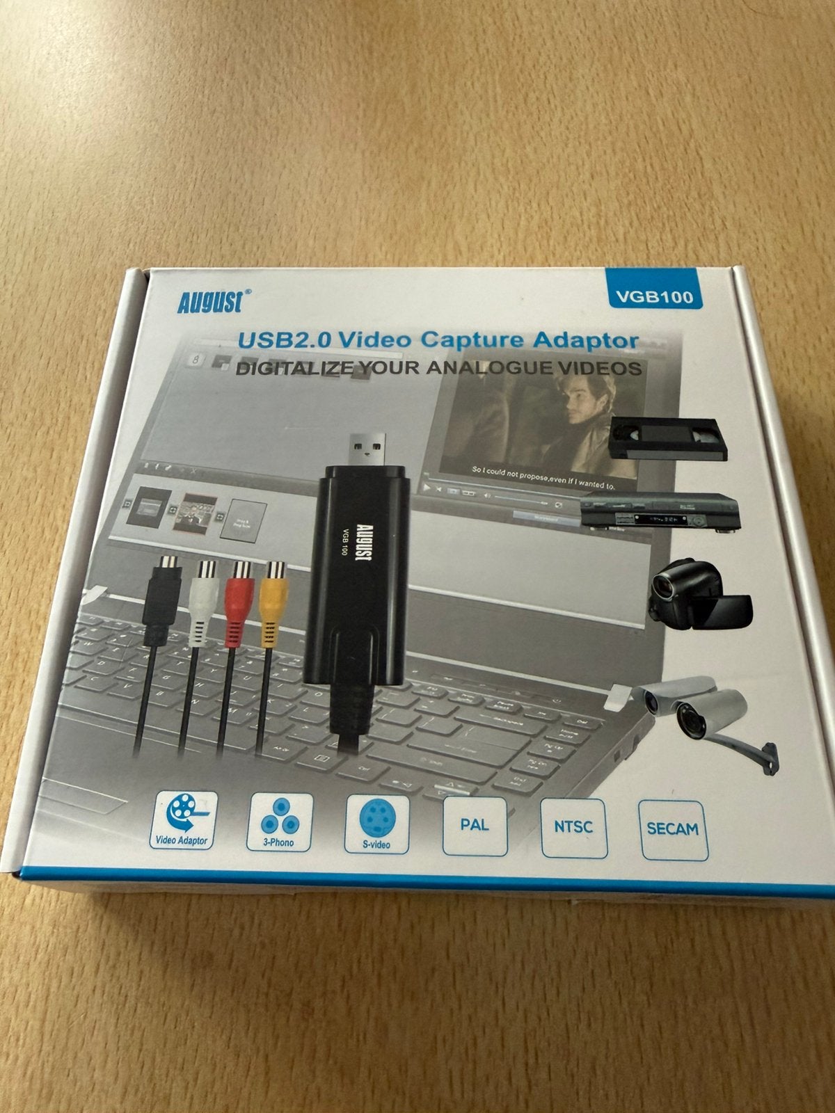 Video capture adaptor van August, Ophalen of Verzenden, Nieuw, Video