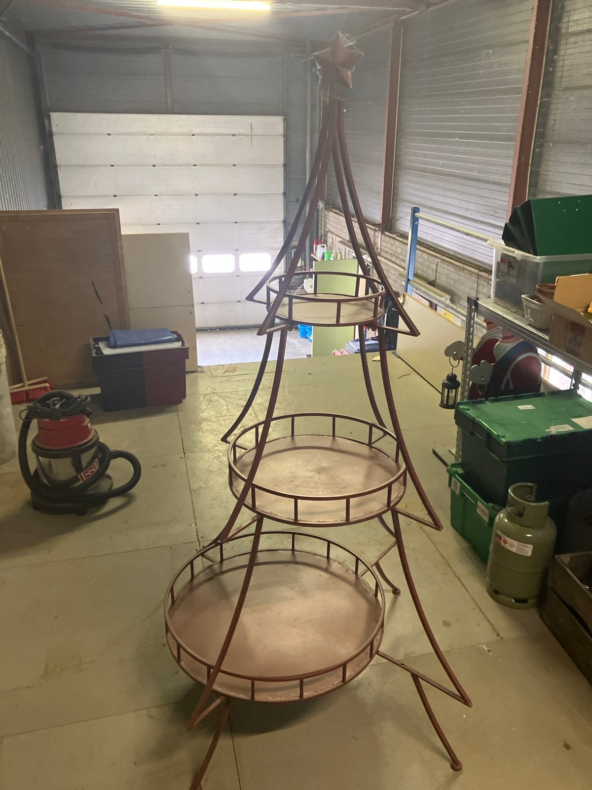Decoratieve Etagère 2 meter hoog met ster, Huis en Inrichting, Ophalen, Gebruikt