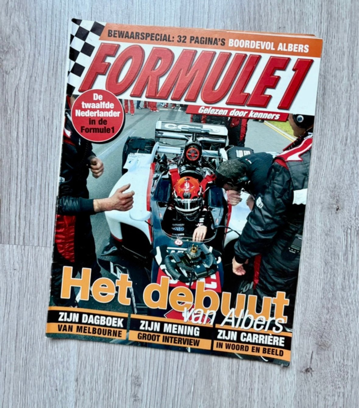 Formule 1 Magazine special 2005 Debuut Christijan Albers, Ophalen of Verzenden, Zo goed als nieuw