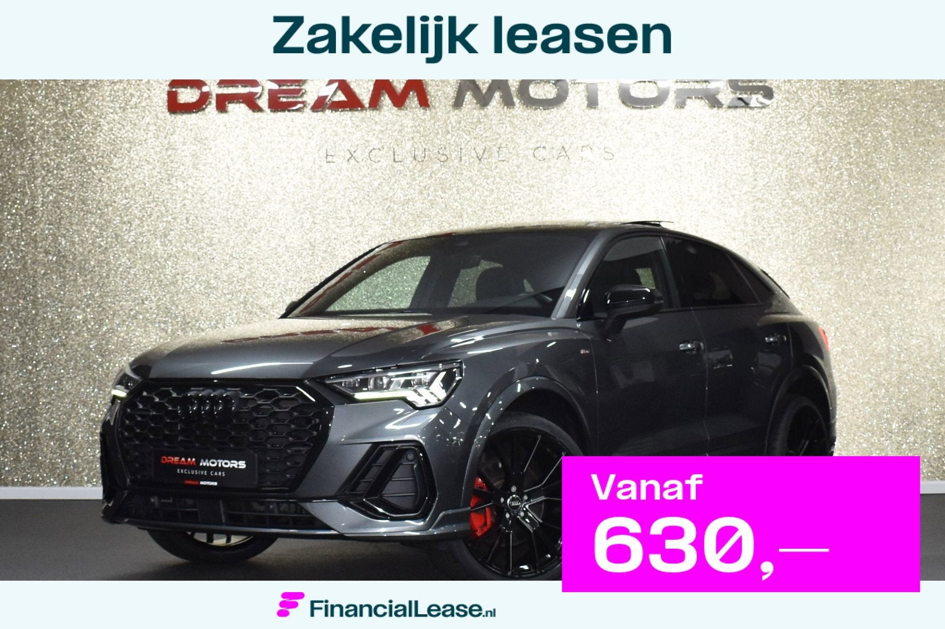 Audi Q3 Sportback 45 TFSI e S-Line 245pk | RSQ3 | PANODAK |, Dealer onderhouden, Gebruikt, Zwart, Leder en Stof