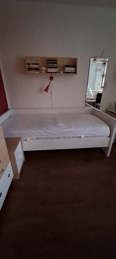 Leuke Bedbank van Woood te koop, 85 tot 100 cm, Zo goed als nieuw, 180 cm of meer, Ophalen