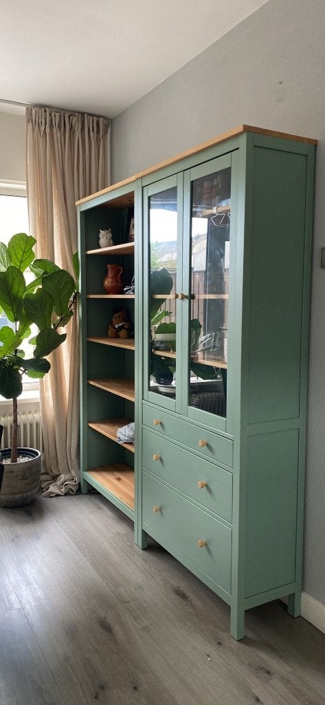 Vitrinekast & boekenkast wandkast, Huis en Inrichting, Met lade(s), Zo goed als nieuw, 150 tot 200 cm, 25 tot 50 cm