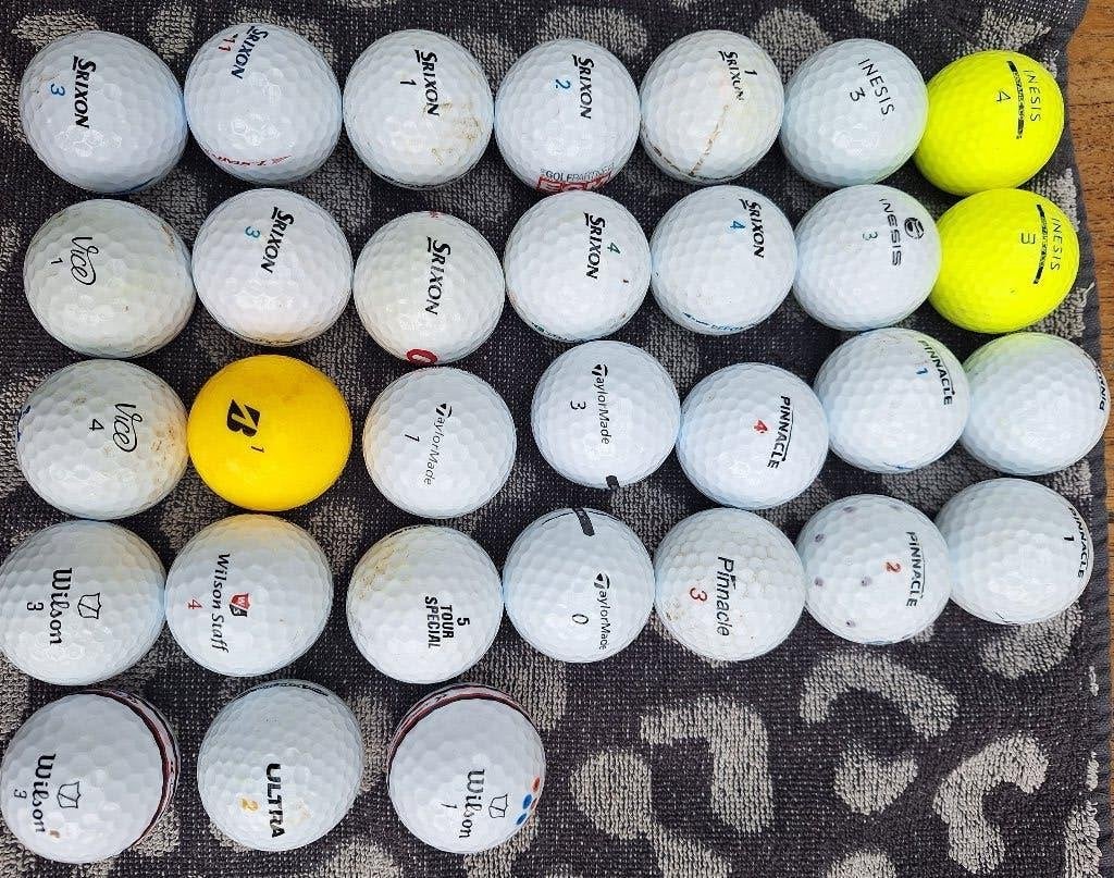 31 x tweedehands merk golfballen, Ophalen of Verzenden, Bal(len), Overige merken
