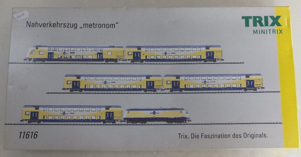 Minitrix 11616 Metronom Treinset - DCC Digitaal 6-delig, Hobby en Vrije tijd, Modeltreinen | N-Spoor, Treinset, Gelijkstroom, Trix