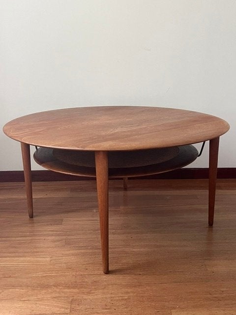 Peter Hvidt, FD515 koffietafel, Huis en Inrichting, Ophalen, Teakhout, 50 tot 100 cm, Zo goed als nieuw