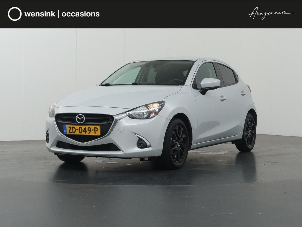 Mazda 2 1.5 Skyactiv-G Sport Selected | Navigatie | Cruise C, Auto's, Mazda, Voorwielaandrijving, Stof, Wit, Origineel Nederlands