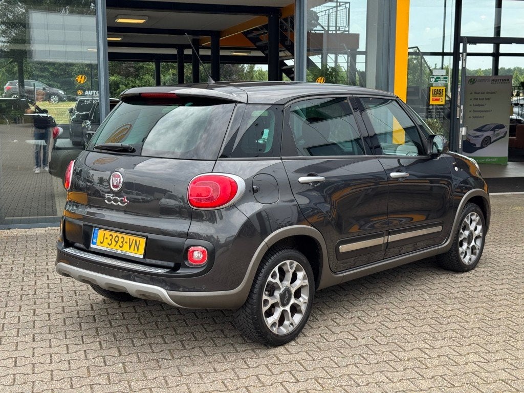Fiat 500L 1.4-T-JET Lounge - climate control - sensoren, Voorwielaandrijving, Gebruikt, 4 cilinders, Met garantie (alle)