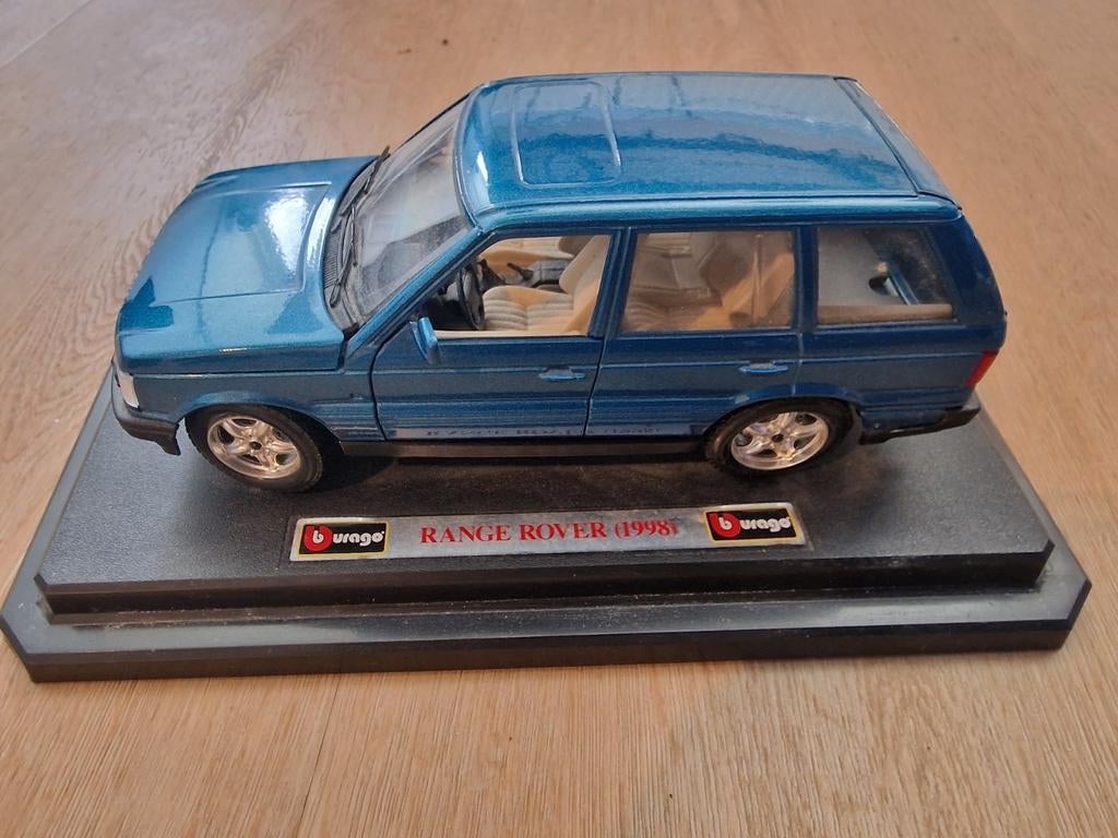 Burago Range rover 1998, Ophalen of Verzenden, Zo goed als nieuw, Bburago