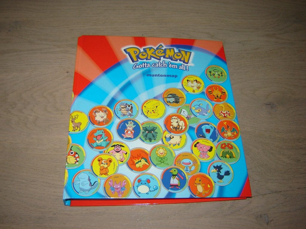 POKEMON MUNTENMAP !!!!!!, Ophalen of Verzenden, Zo goed als nieuw