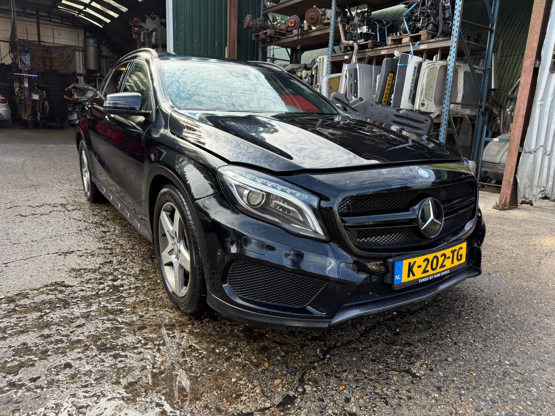 Mercedes-Benz GLA-klasse 220 CDI 4Matic Edition 1 lees besch, Auto's, Automaat, Euro 6, 4 cilinders, Zwart