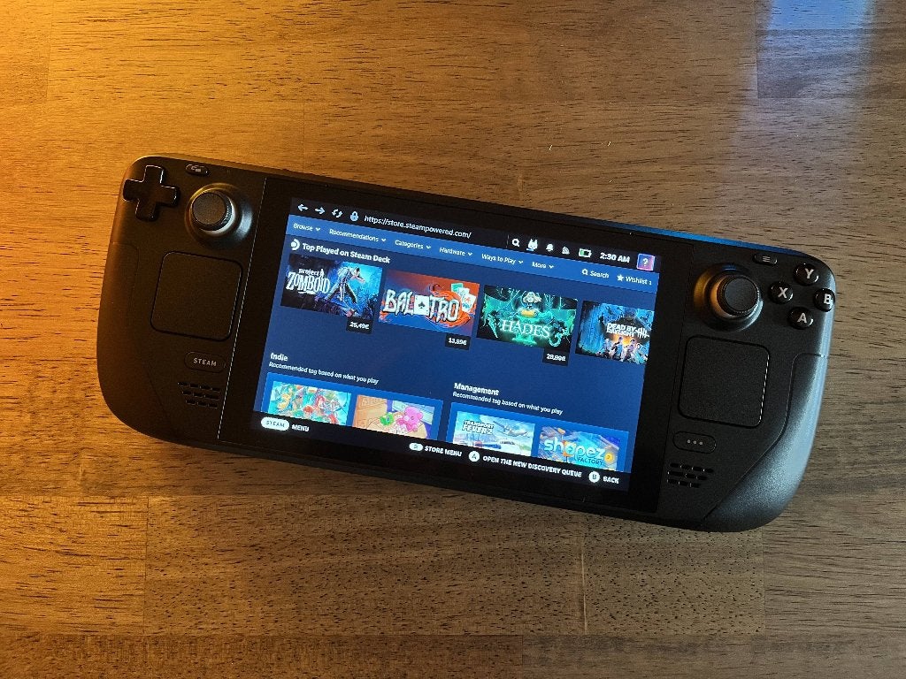 Erg nette Steamdeck LCD 512GB + case, Avontuur en Actie, 1 speler, Ophalen of Verzenden, Zo goed als nieuw