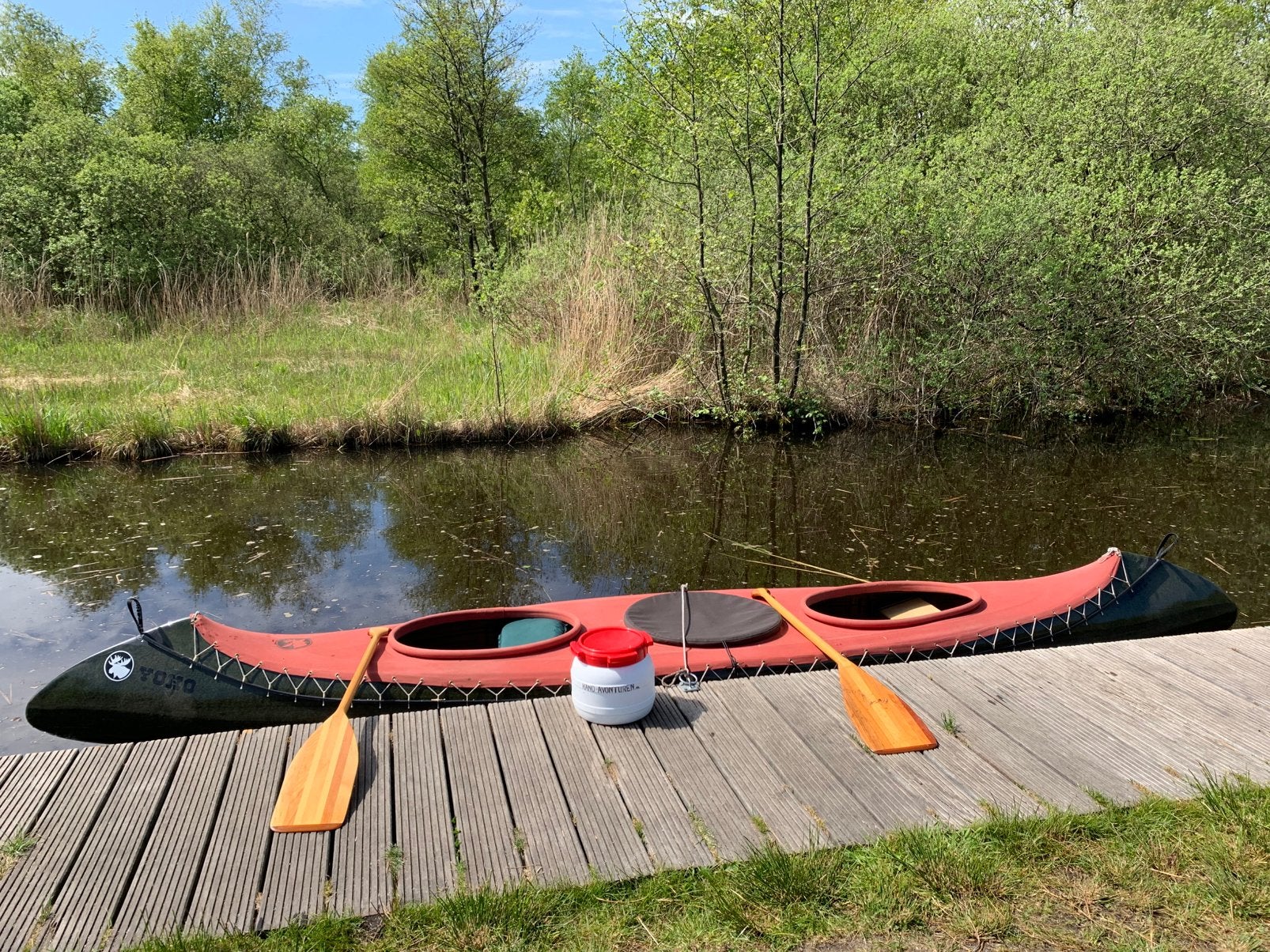 Gatz YOHO III - compleet, Inclusief alles, Watersport en Boten, Ophalen, Gebruikt, Canadese kano of Open kano, Met peddels