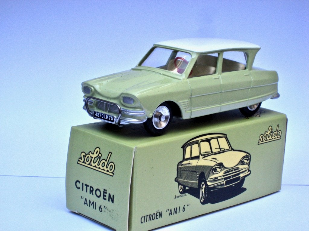 Citroen Ami 6 groen Solido Club uitgave 1:43, Hobby en Vrije tijd, Modelauto's | 1:43, Ophalen of Verzenden, Nieuw, Auto, Solido