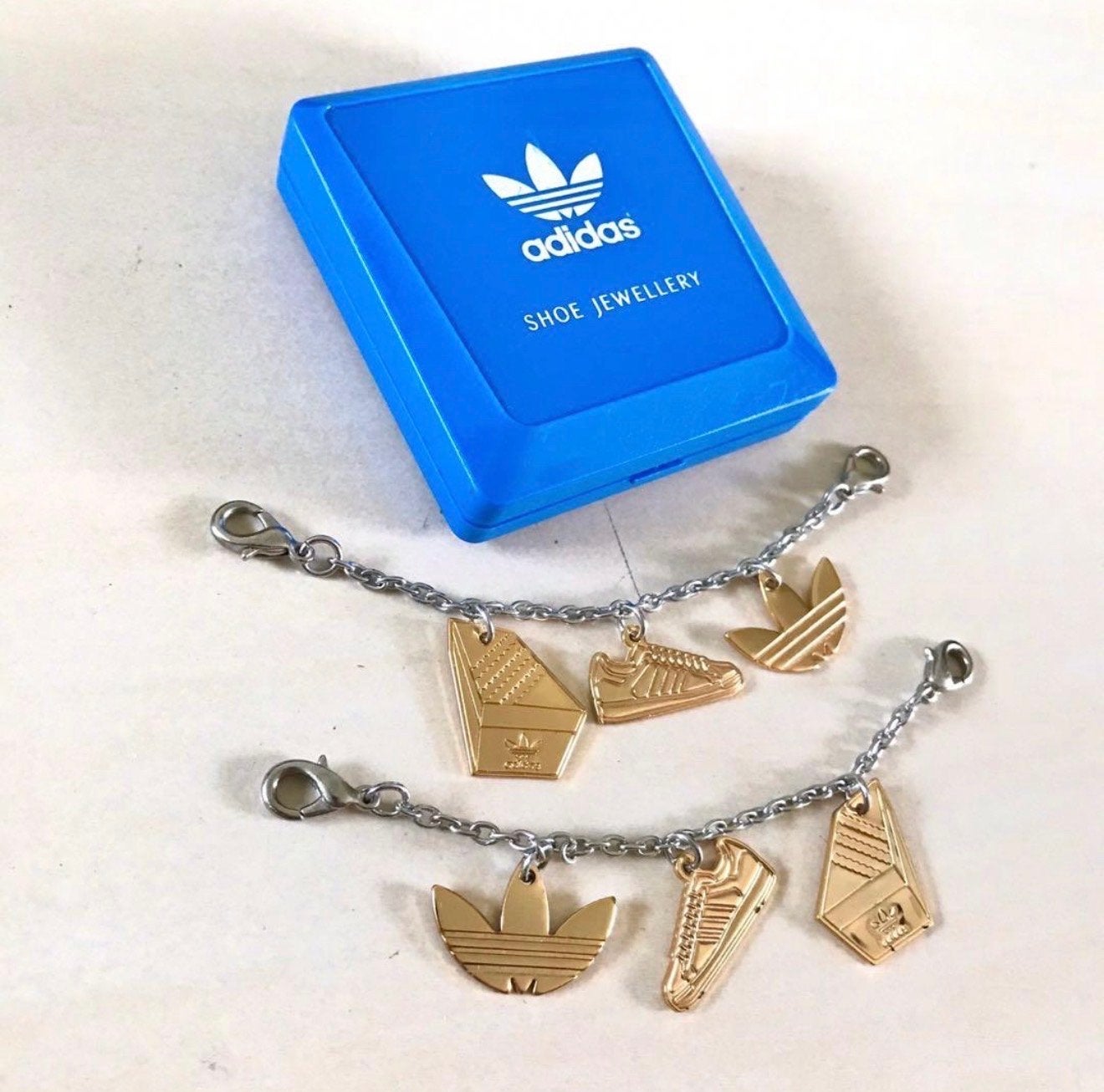 ADIDAS ORIGINALS Shoe Jewellery Lace Charm Set - Goudkleurig, Verzenden, Nieuw