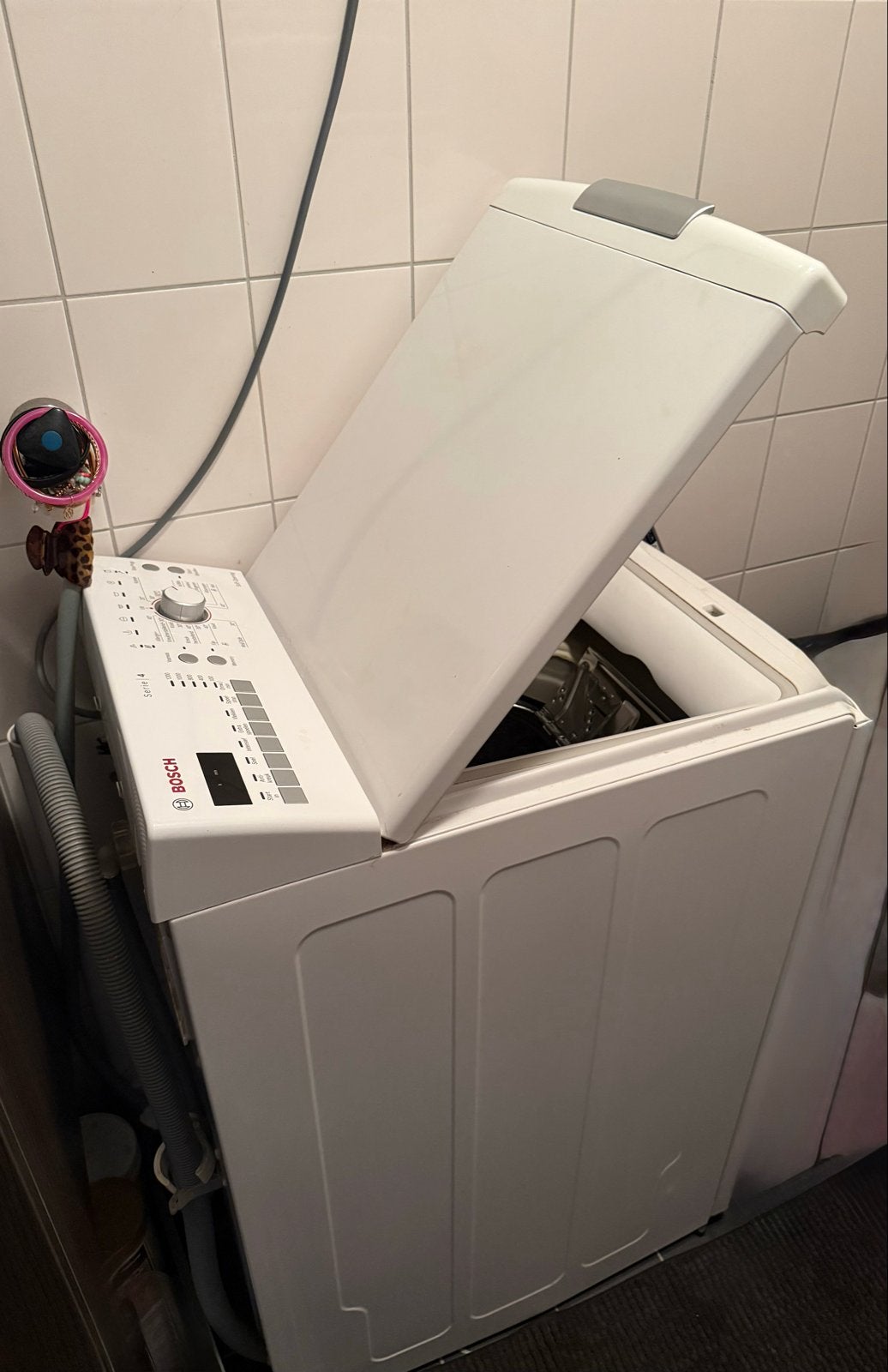 Bosch Serie 4 Bovenlader Wasmachine - Compact en Efficiënt, Witgoed en Apparatuur, Wasmachines, Ophalen, 1200 tot 1600 toeren