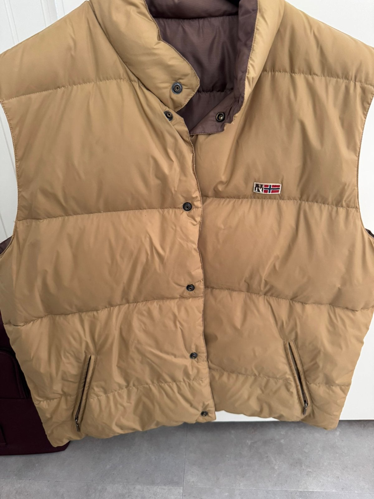 Heren body warmer van Napapijri XL, Ophalen, Zo goed als nieuw, Maat 56/58 (XL)