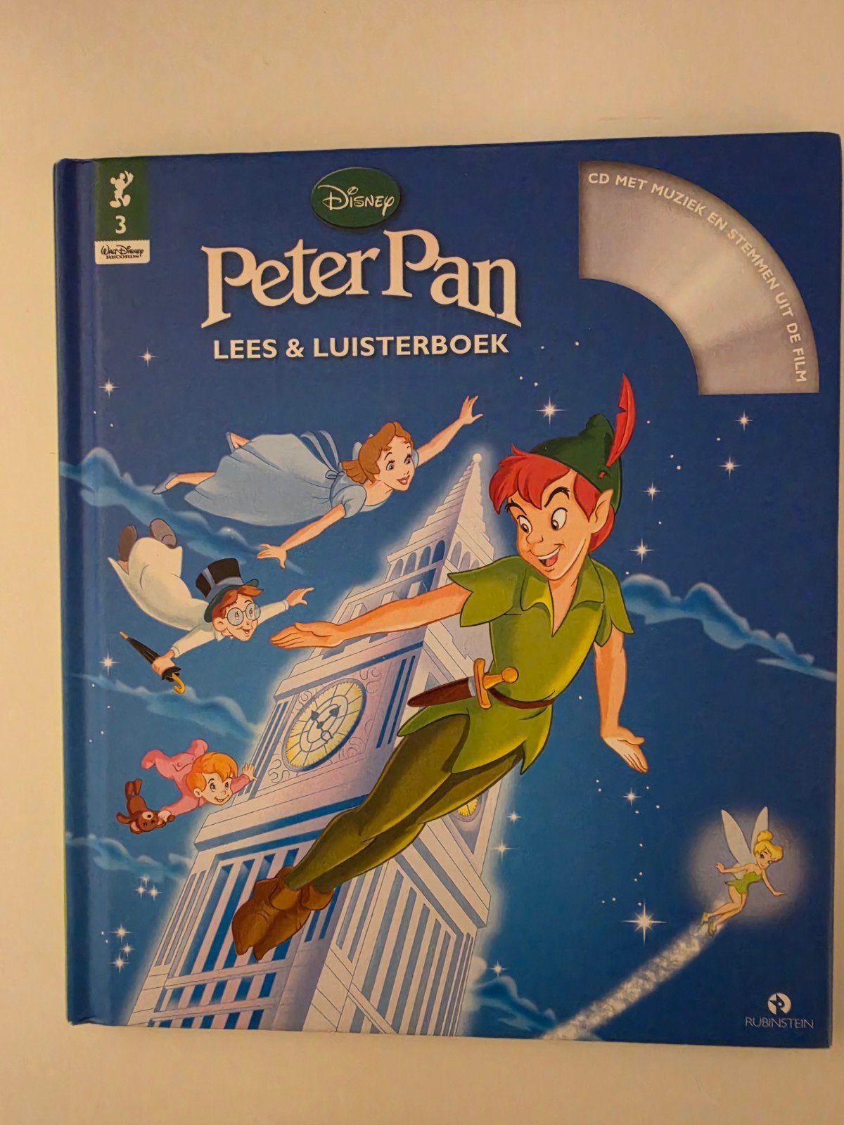 Disney Peter Pan Lees & Luisterboek met CD, Ophalen of Verzenden, Zo goed als nieuw, Walt Disney, Sprookjes