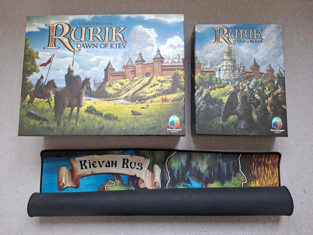 KS Rurik + Stone and Blade expansion + Playmat, Ophalen of Verzenden, Zo goed als nieuw