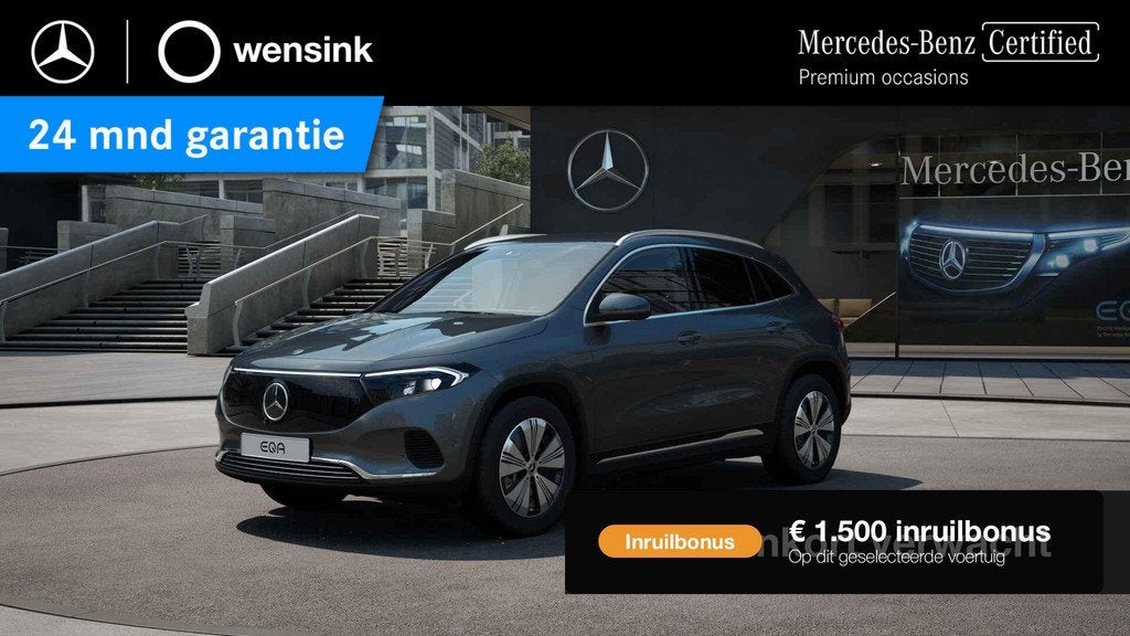 Mercedes-Benz EQA 250+ Luxury Line 71 kWh | Winter pakket |, Auto's, Mercedes-Benz, Gebruikt, Zwart, Automatische klimaatregeling