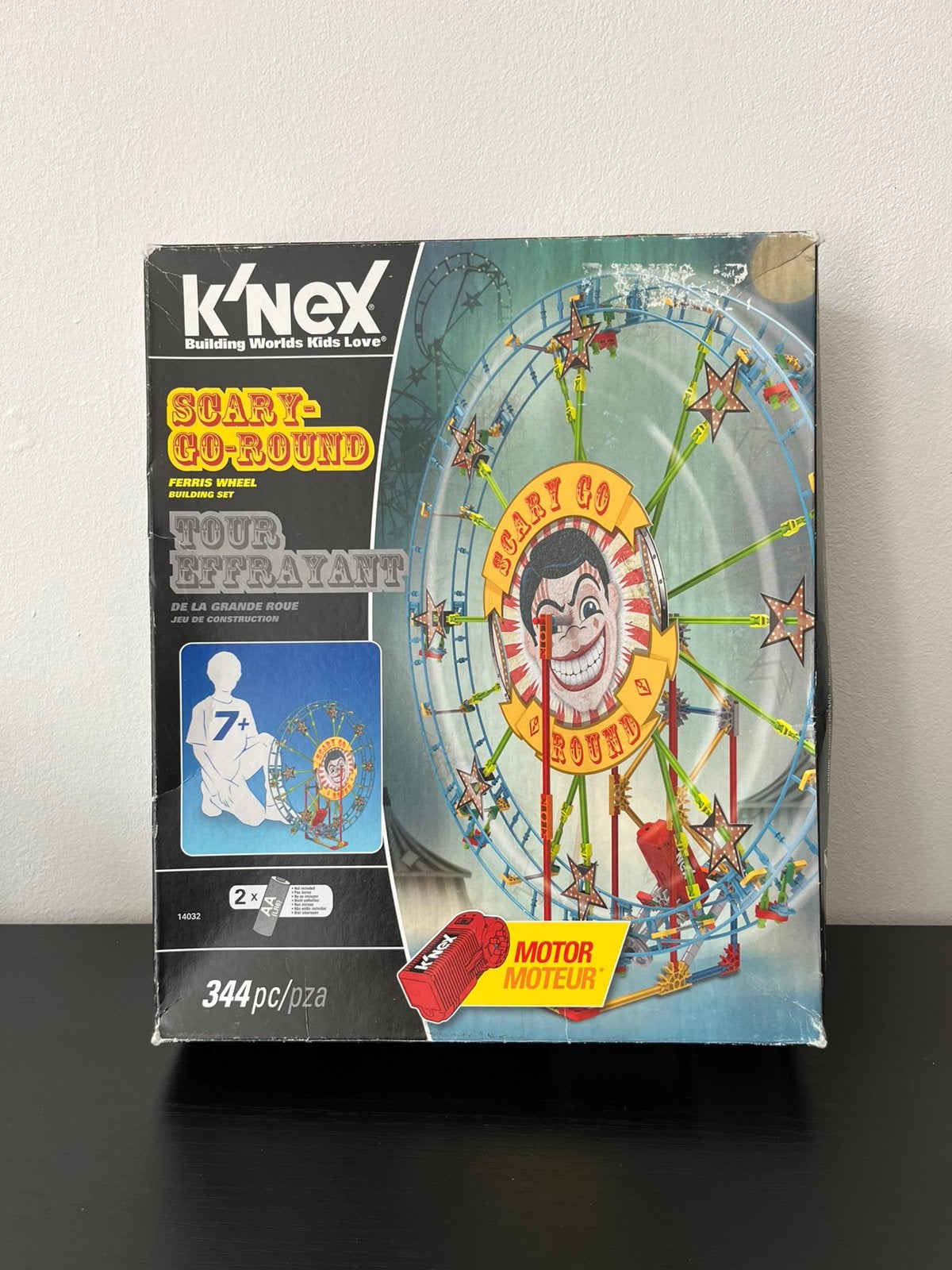K’Nex Scary Go Round reuzenrad set met motortje, Ophalen of Verzenden, Gebruikt