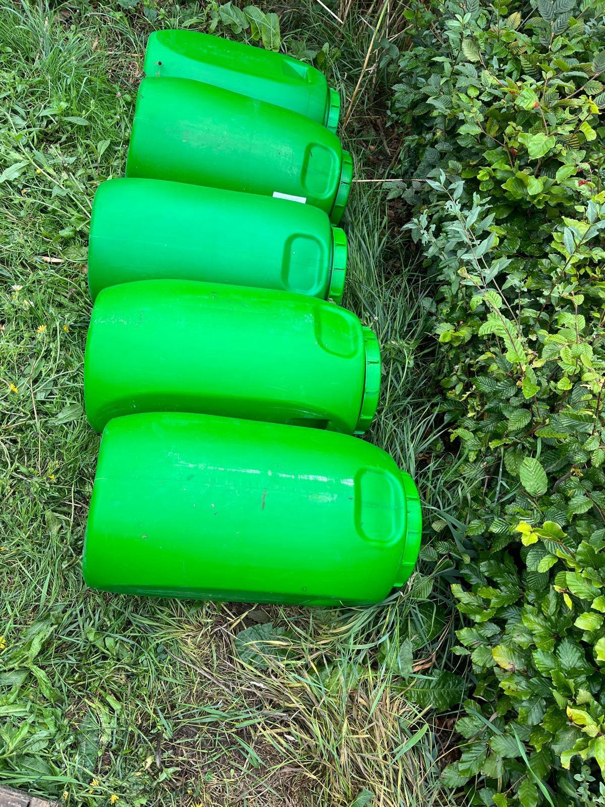 Lege Tonnen met deksels, Tuin en Terras, Regentonnen, 150 liter of meer, Ophalen, Zo goed als nieuw