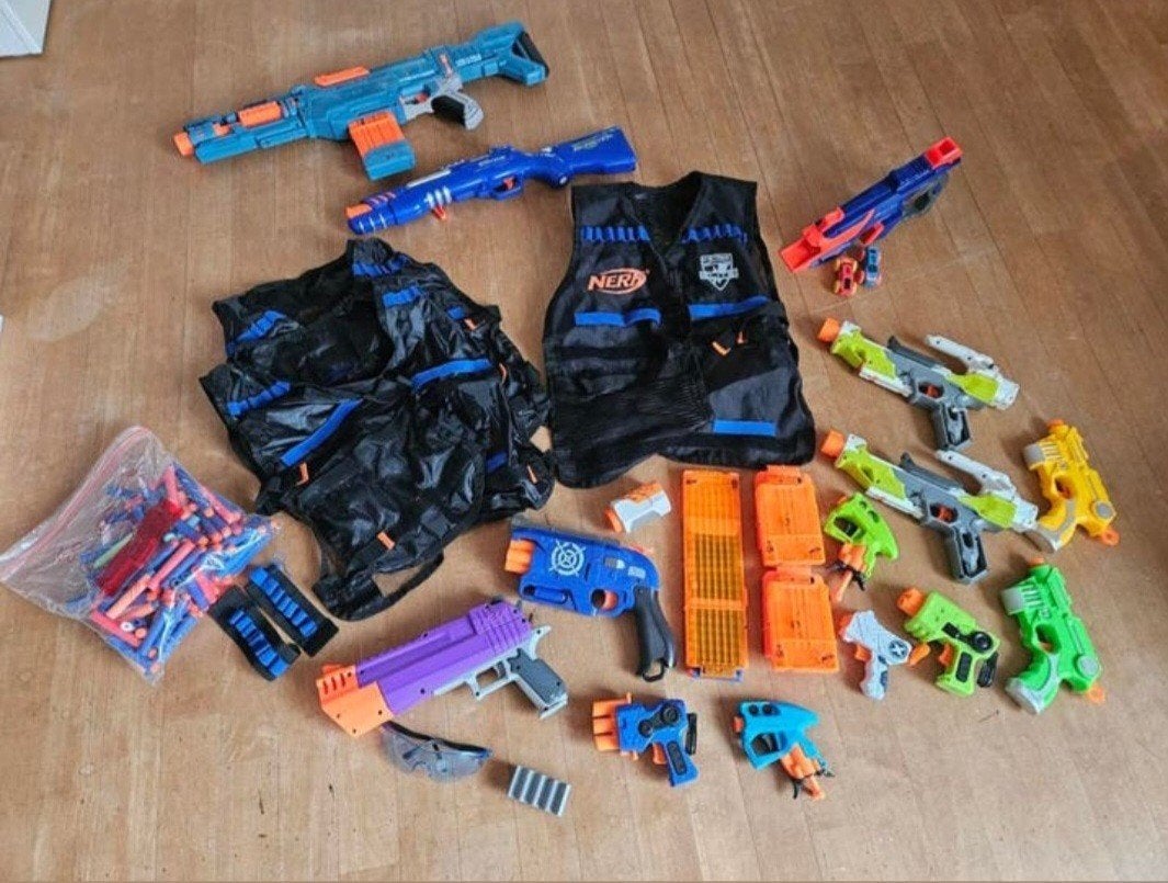 Uitgebreide Nerf collectie: origineel en replica, Ophalen, Gebruikt