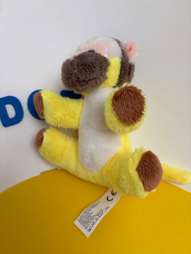 K1924 apenheul aap aapje geel, Kinderen en Baby's, Speelgoed | Knuffels en Pluche, Ophalen of Verzenden, Zo goed als nieuw, Overige typen