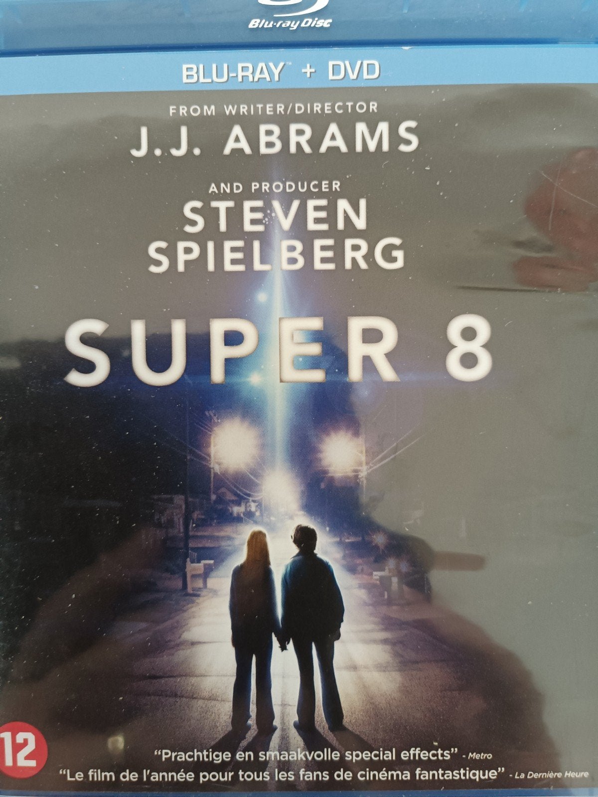 Super 8 Bluray + Dvd NL ZGAN J.J. Abrams & Steven Spielberg, Ophalen of Verzenden, Zo goed als nieuw, Avontuur