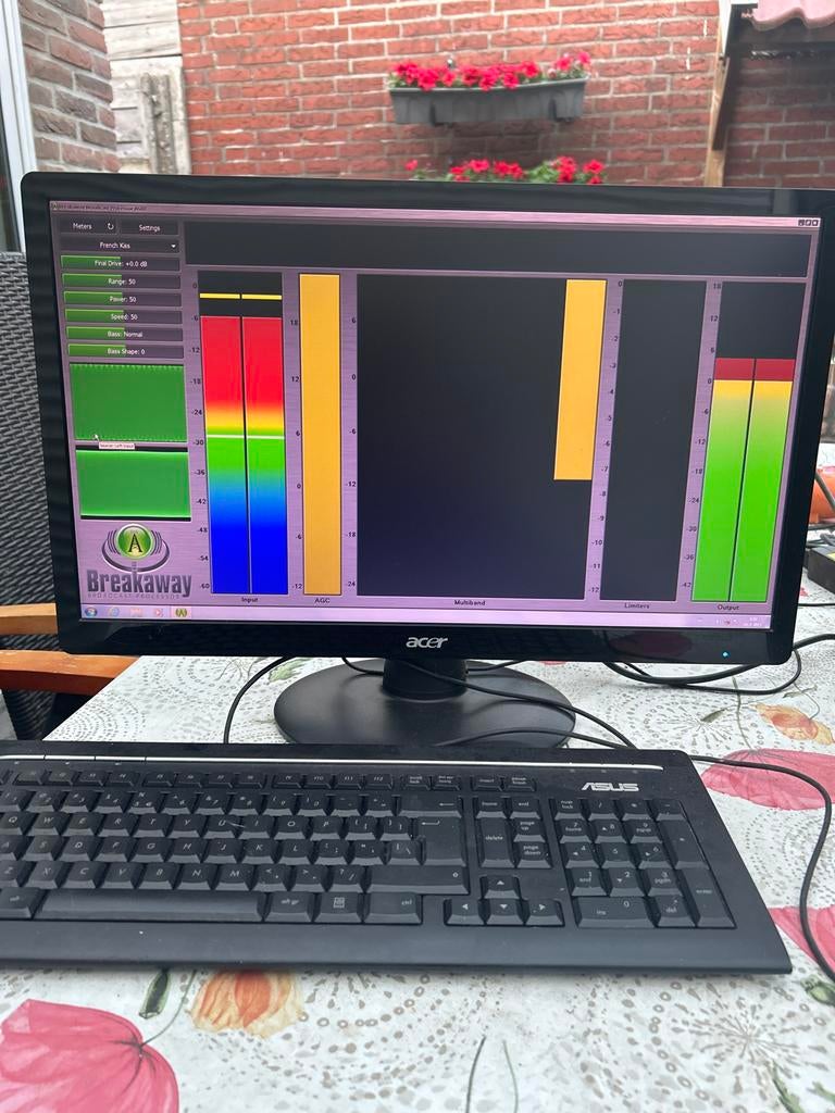 Geluids PC voor zender met Stereotool RDS, compleet, Telecommunicatie, Ophalen of Verzenden, Gebruikt