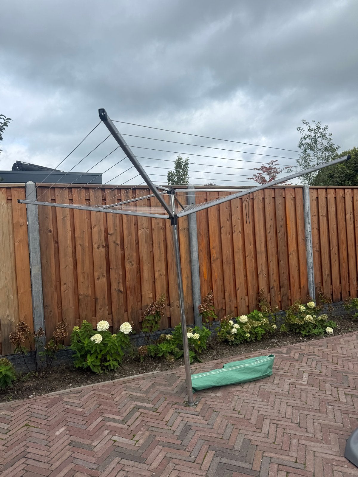 Brabantia droogmolen met hoes - zo goed als nieuw, Ophalen of Verzenden, Zo goed als nieuw