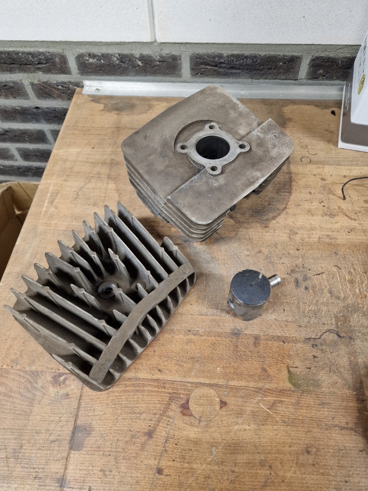 Kreidler LK 80cc Cilinderset, nog goed te gebruiken., Ophalen of Verzenden, Gebruikt, Cilinder