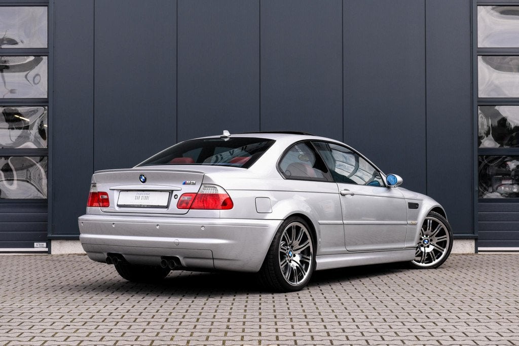 BMW E46 M3 Coupé | SMG | H/K | Titansilber | VOL!, Automatische klimaatregeling, Achterwielaandrijving, Gebruikt, Leder en Stof