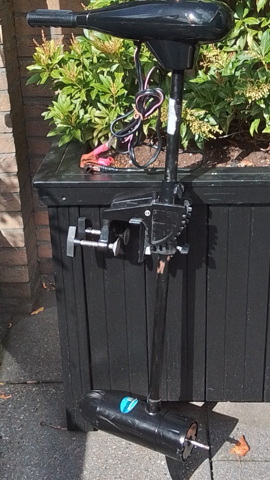 50 lbs fluister buitenboordmotor., Ophalen, Motor en Techniek