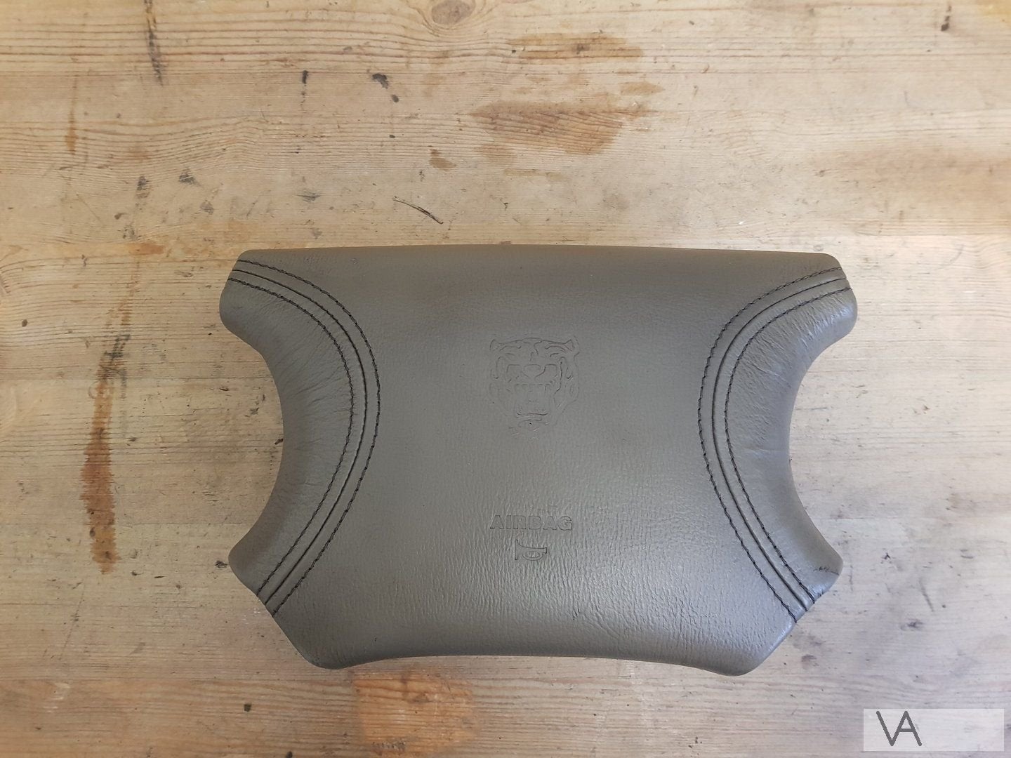 Jaguar XJ X308 1996 - 2002 stuurairbag leer beige stuur €30, Auto-onderdelen, Gebruikt, -, -, Ophalen of Verzenden