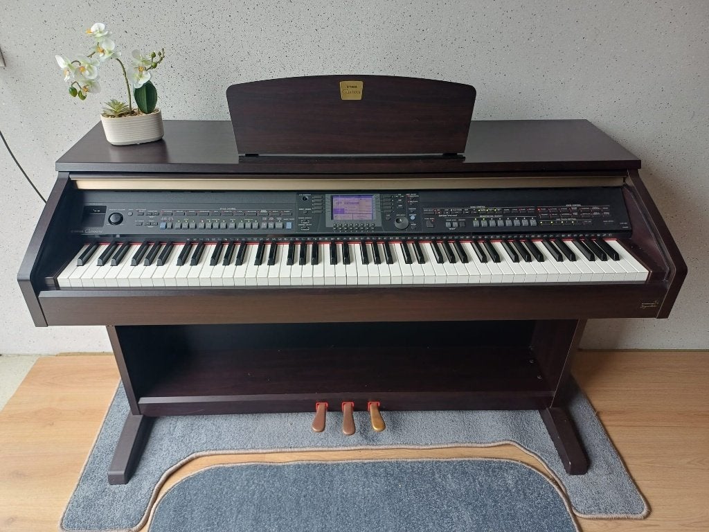 Yamaha CVP-401 – Digitale Piano, Muziek en Instrumenten, Bruin, ., Ophalen of Verzenden, Zo goed als nieuw