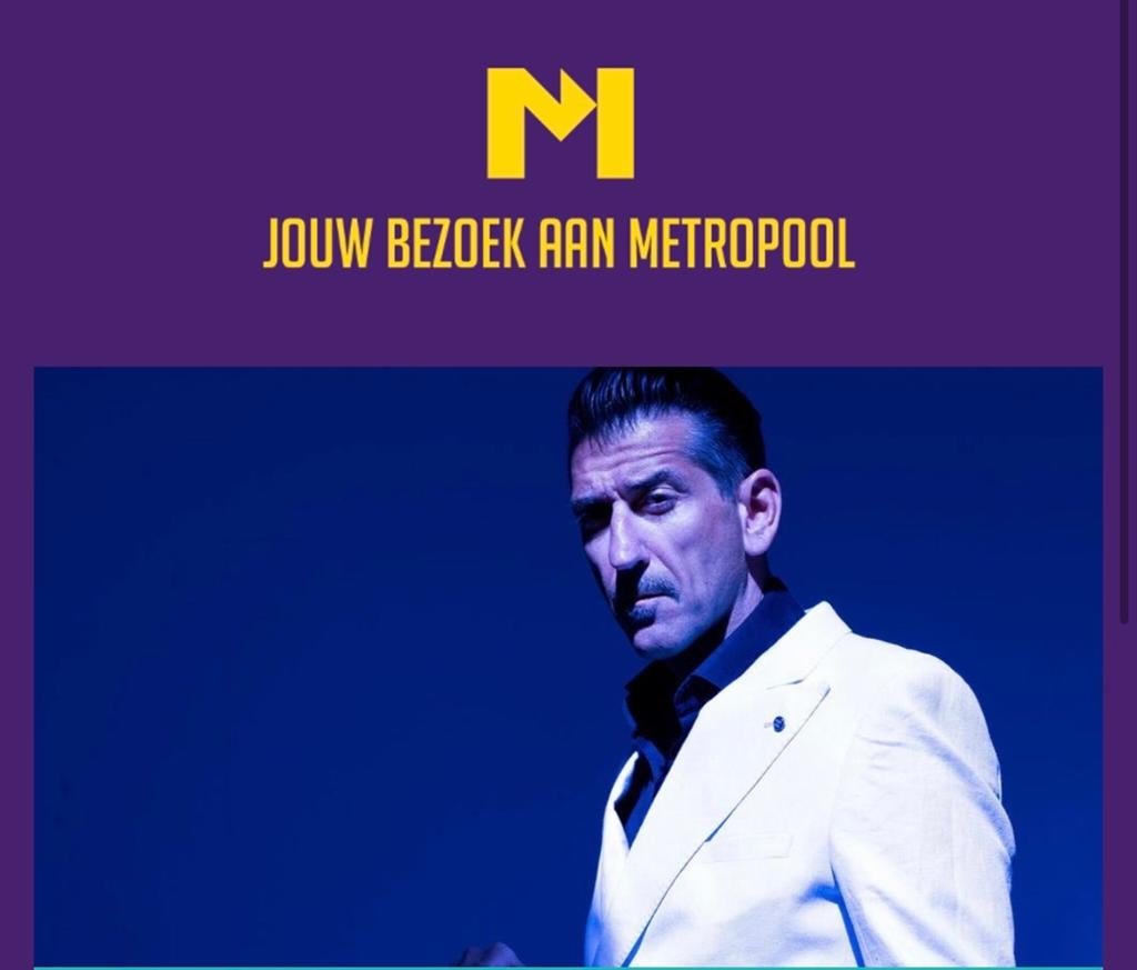 Twee kaarten Danny Vera  13 mei Metropool Enschede, Twee personen, Mei