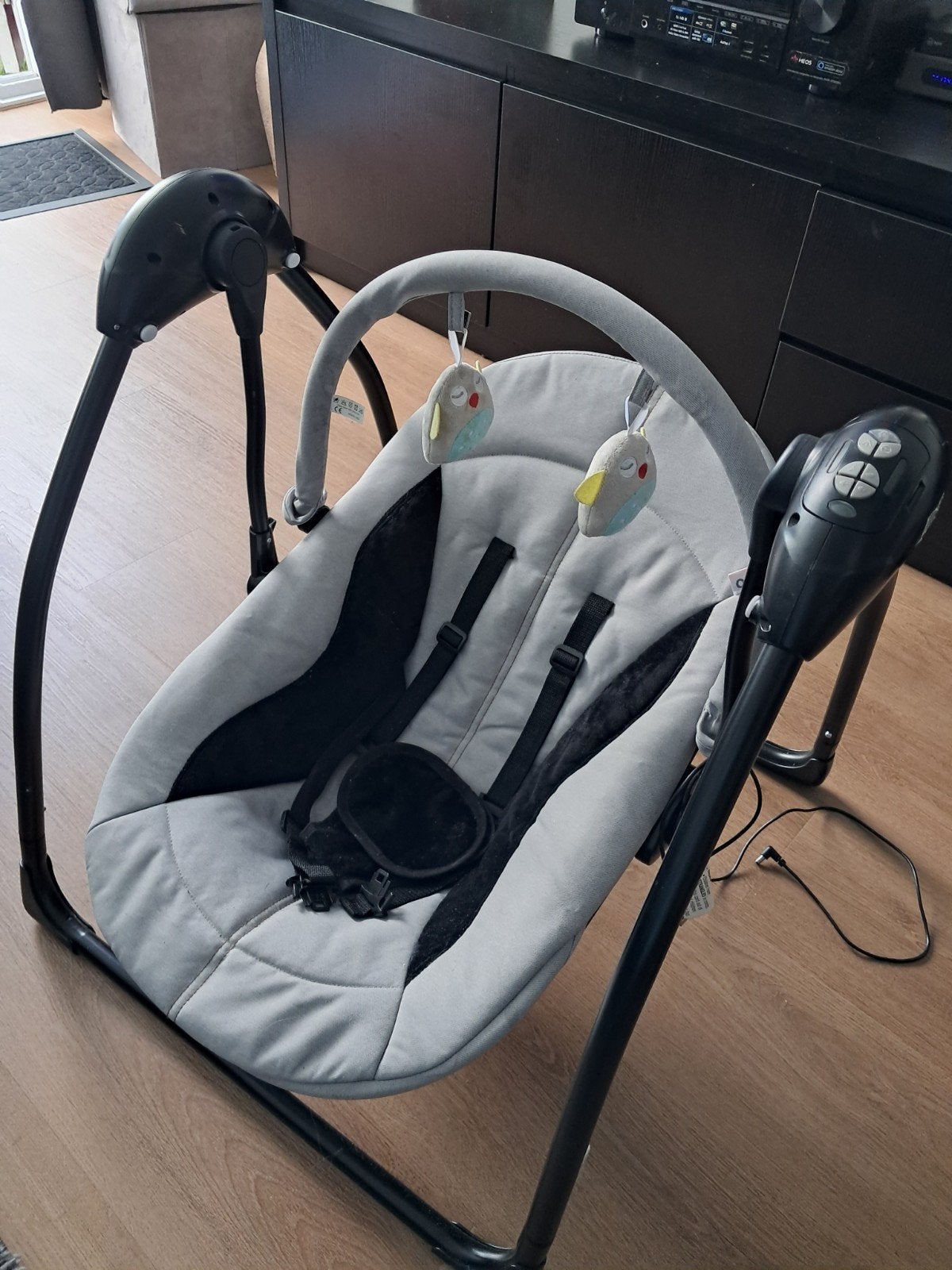 Qute Q Swing baby schommelstoel, Ophalen, Zo goed als nieuw