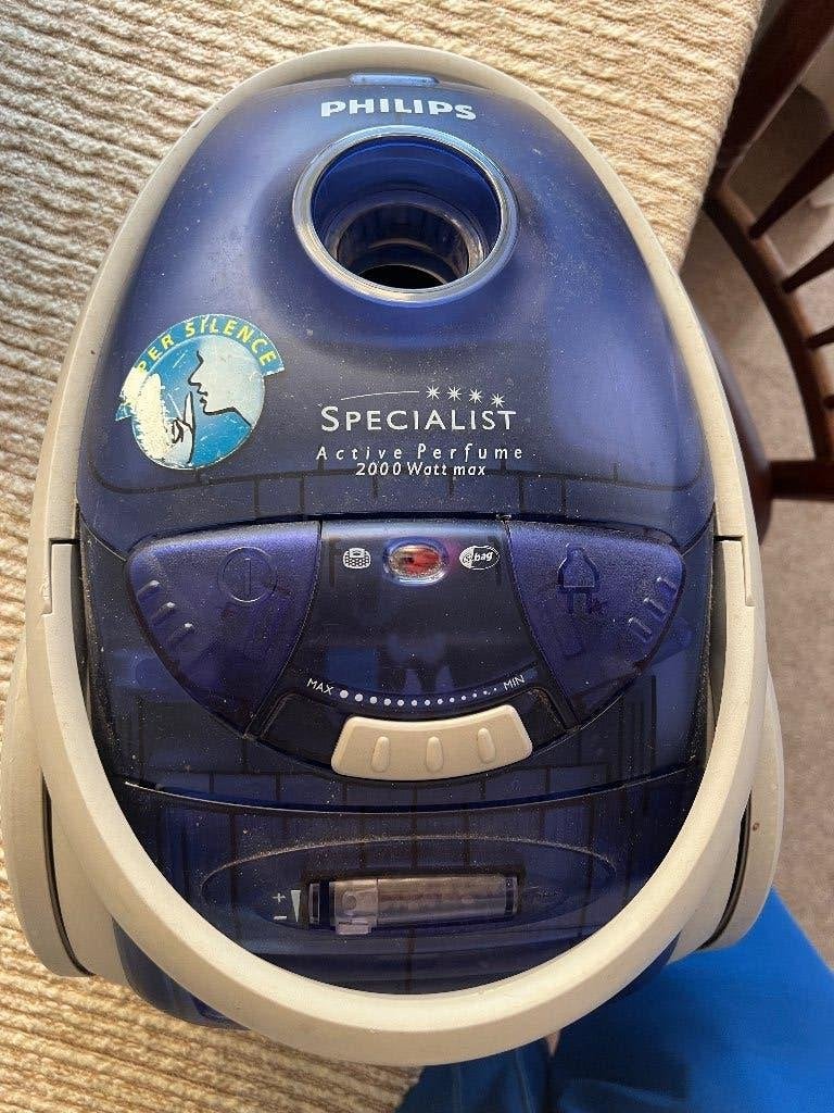 Philips stofzuiger, Gebruikt, Geschikt voor harde vloeren, 2000 watt of meer, Steelstofzuiger