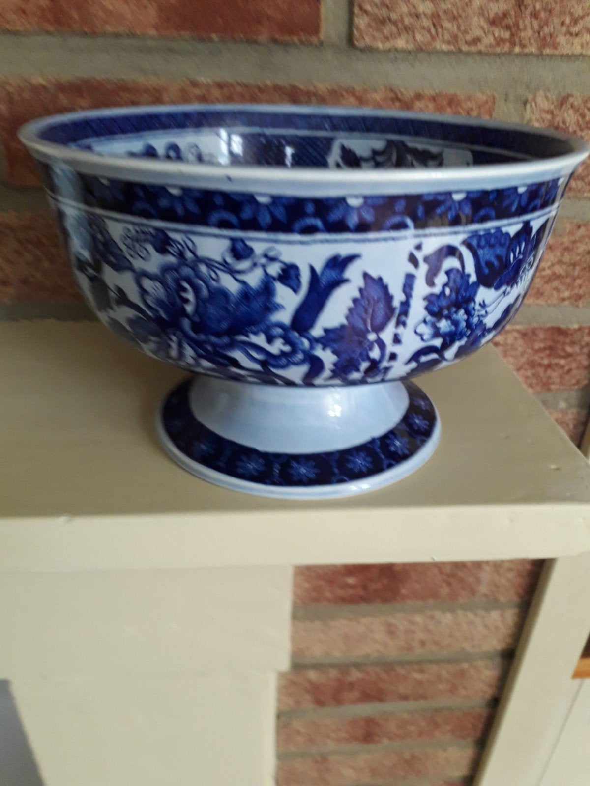 Kleur blauw merk Royal sphinx tecla maastricht, Antiek en Kunst, Ophalen of Verzenden