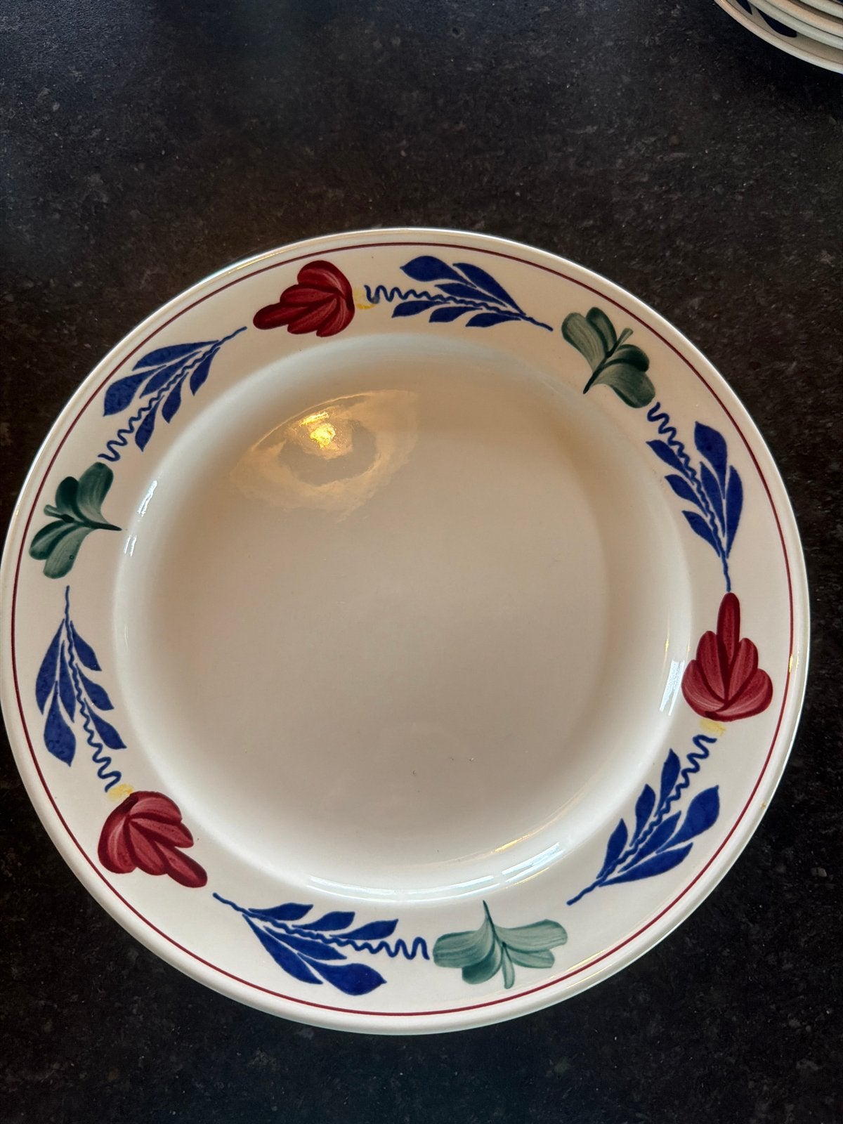 Brabants bont borden - Set van 6 stuks, Ophalen