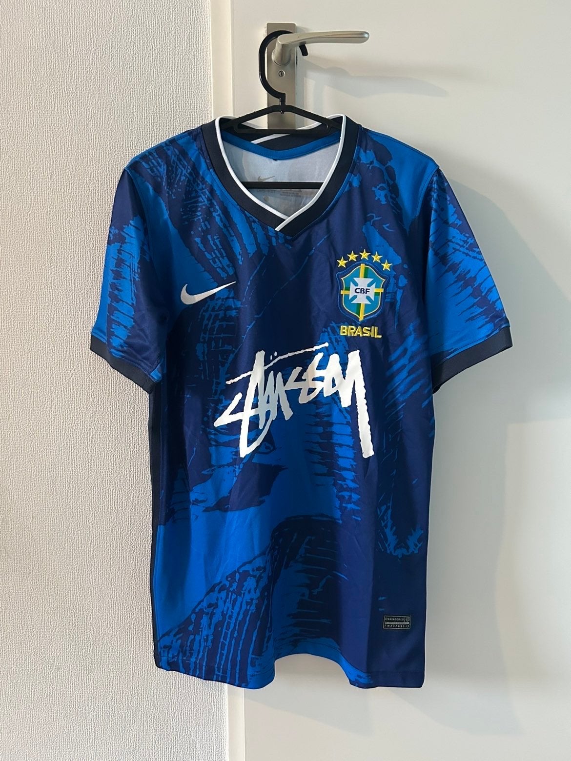 Nike x Stussy Brazilië Voetbalshirt - Maat M, Nieuw, Ophalen of Verzenden, Voetbal, Maat 48/50 (M)
