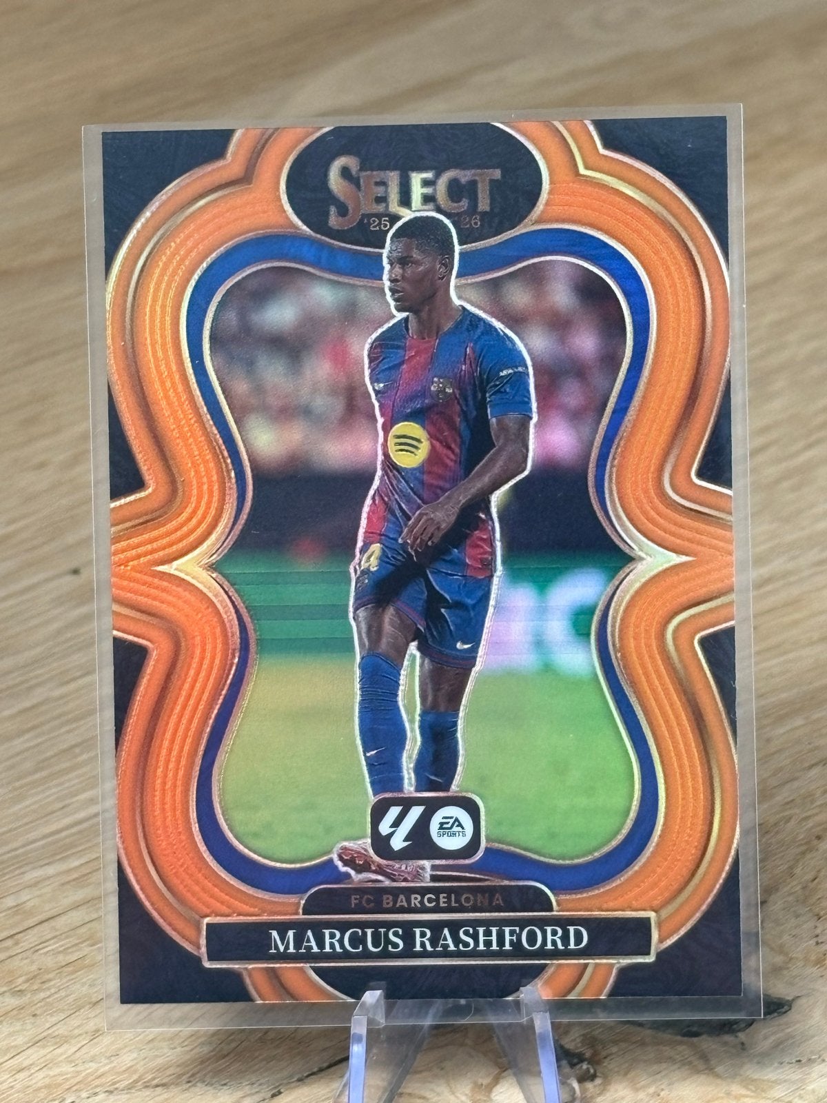 Marcus Rashford FC Barcelona Panini Select La Liga Kaart, Verzamelen, Ophalen of Verzenden, Zo goed als nieuw, Buitenlandse clubs